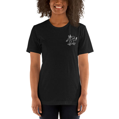 Skater wolf - Unisex t-shirt